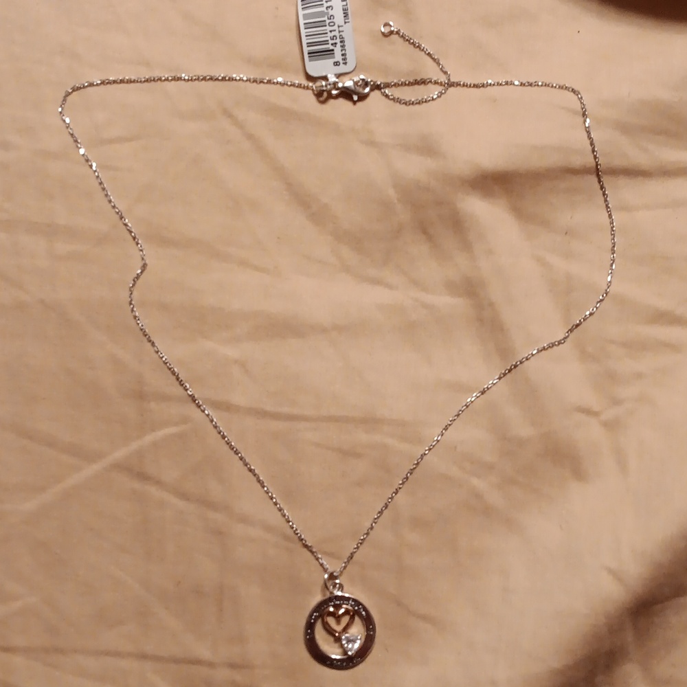 16 +2 Sterling silver necklace